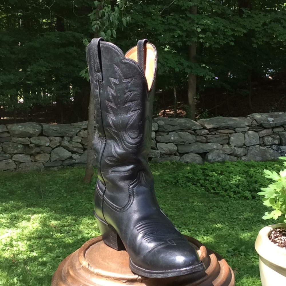 Classic Black Cowboy Boots